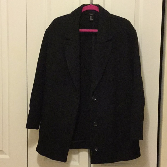 Forever 21 Jackets & Blazers - Black Dress Coat